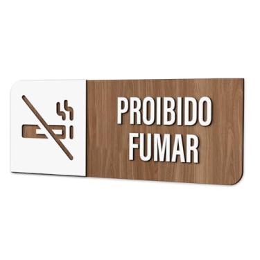 Imagem de Placa de Sinalização Indicativa - Proibido Fumar