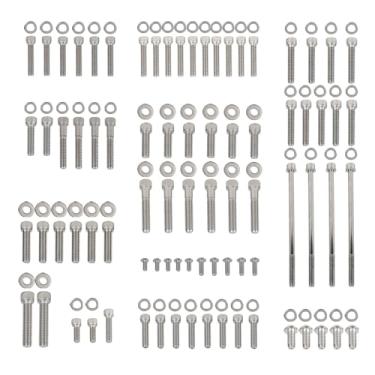 Imagem de Conjunto de kit de parafusos de transmissão de motor de aço inoxidável polido para série Harley Touring 2007-2016 todos os modelos