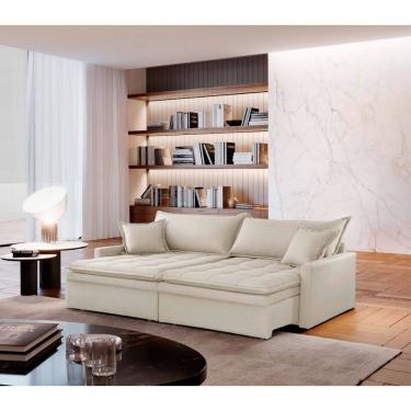 Imagem de Sofá Cama 2,10M Elegance Linho Meu Sofá Online