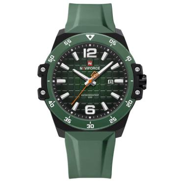 Imagem de Relógio de Quartzo Casual Masculino Á prova d´agua Pulseira Silicone Esportivo