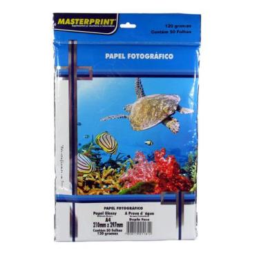 Imagem de Papel Fotográfico Dupla Face Masterprint A4 120g 150 Folhas