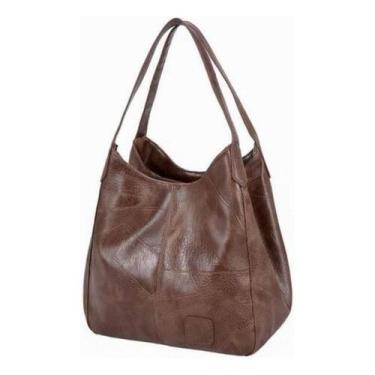 Imagem de Bolsa De Trabalho Feminina Couro Social Bag Moda De Ombro - NUMCLICK, 