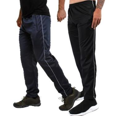 Imagem de Calça Plus Masculina Esportiva Chimpa Academia Ziper Bolsos - Organiky