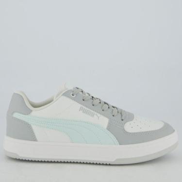 Imagem de Tênis Puma Caven 2.0 BDP Feminino Branco e Azul, 36