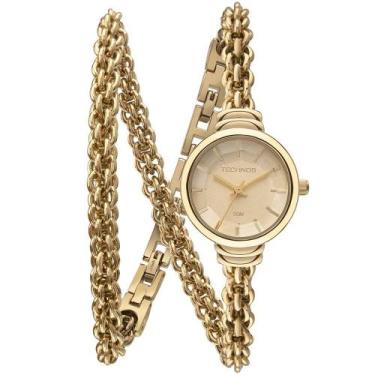 Imagem de Relógio Feminino Technos Mini Joia Dourado 2035NDO/1X, Único