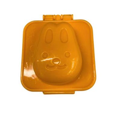 Imagem de Molde Ovo/Arroz Divertido Coelho Laranja 1pç - Genérica