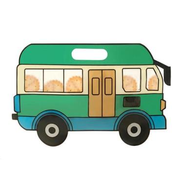 Imagem de Saquinho de Ônibus Verde com Fechador Hermético - Genérica