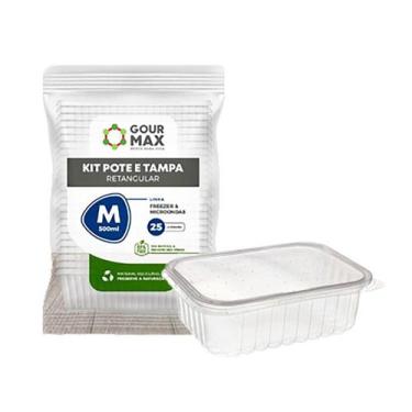 Imagem de Pote Descartável Empilhável BPA Free C/ Vedação Marmita Fitness Freeze