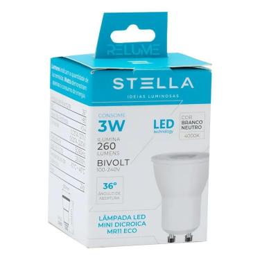 Imagem de Lâmpadas Mini Dicroica Led Mr11 Gu10 Branco Neutro 4000K