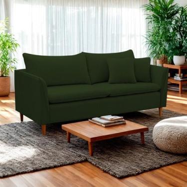 Imagem de Sofá 2 Lugares Retrô 164cm Veludo Kassia - Lansof Brasil