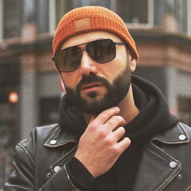 Imagem de Óculos de sol polarizados de metal feminino masculino para dirigir, pescar, golfe SY6028, A04-Armação preta | Lente preta