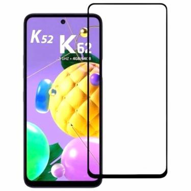 Imagem de Película 3D Borda Preta + Case Transparente Para Lg K62