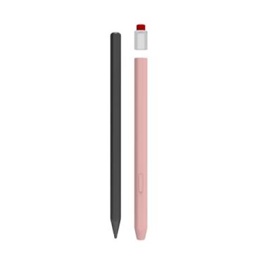 Imagem de Capa para lápis de silicone LOVEMEI compatível com Galaxy Tab S11 Pen, capa para caneta S11 Ultra Lite, capa antiderrapante com aderência suave (rosa)