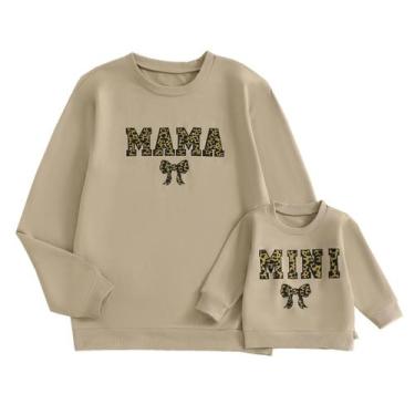 Imagem de Roupas combinando: ZAXARRA, moletom de algodão para mamãe e eu