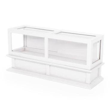 Imagem de Vitrine de padaria em miniatura Odoria 1/12 Dollhouse White