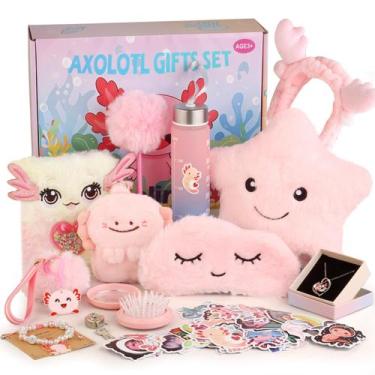Imagem de Conjunto de presentes Kaelinda Axolotl para meninas de 3 a 8 anos com 
