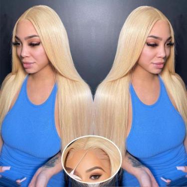 Imagem de Peruca Tuziyi Blonde, 220% de densidade, cabelo humano, 66 cm, pré-arr