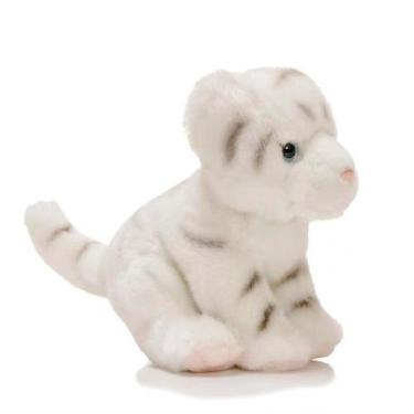 Imagem de Boneca de pelúcia de pelúcia com tigre branco de 33 cm para crianças -