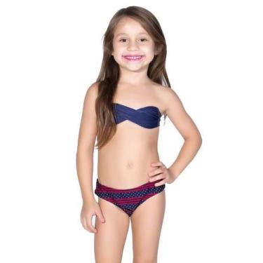 Imagem de Biquíni Infantil Juvenil Moda Praia Cores Verão praia mar - Estilo de 