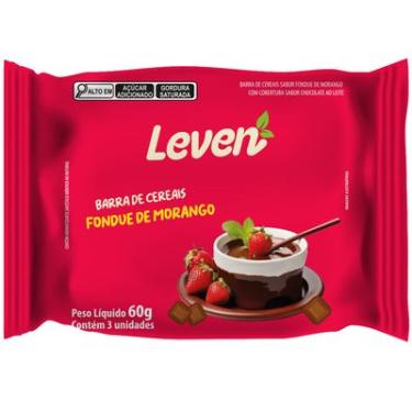 Imagem de BARRA CEREAL FONDUE MOR C/CHOC LEVEN 60G