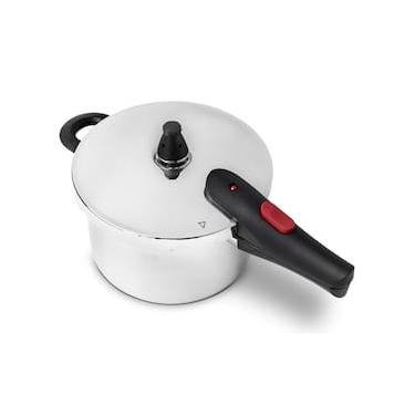 Imagem de Panela de Pressão Brinox Ultra 4L Inox Fundo Triplo Antiaderente Indução