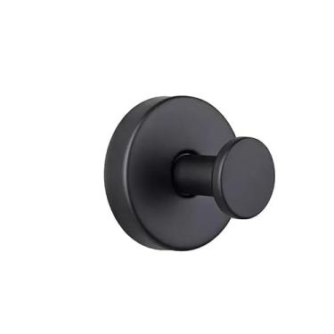 Imagem de LIBRALUX Ganchos de ventosa atualizados para chuveiro, ganchos de toalha removíveis para parede de porta de vidro da janela do banheiro, preto, 1 pacote