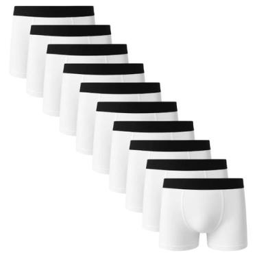 Imagem de Kit 10 Cuecas Boxer Basic Algodão Box Masculina Sortida - QLC SPORT, B