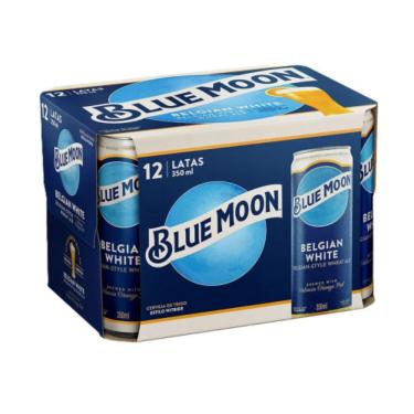 Imagem de Cerveja Blue Moon Lata 350ml com 12 unidades