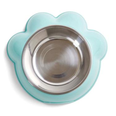 Imagem de Comedouro Patas Pet Azul