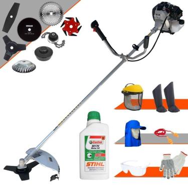Imagem de Roçadeira 8 Em 1 Tbc43-h 43cc 1,7hp + Epi + Óleo Stihl 2t