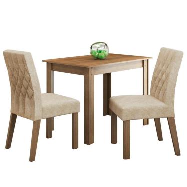 Imagem de Conjunto Sala de Jantar Vivi 2 Cadeiras Madesa