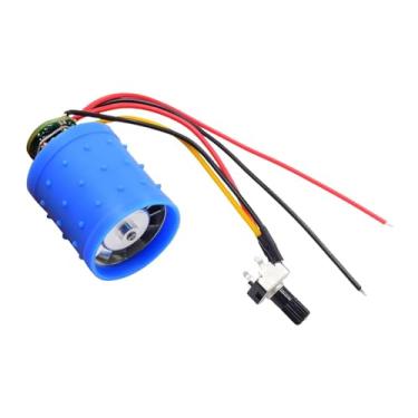 Imagem de RNXRZANK Mini Ventilador de Duto com Impulsor de Alumínio E Motor Sem Escova, Acessórios DIY para Secador de Cabelo E Ferro de Passar Roupa, 7v 24v 100000rpm, Tamanho real