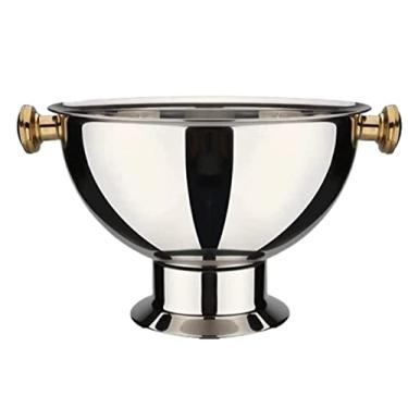 Imagem de GNHGDFFDF Balde de gelo balde de gelo balde de champanhe balde de vinho balde de gelo de aço inoxidável balde refrigerado refrigerador de vinho balde de champanhe para bares, banheira de gelo, balde