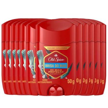 Imagem de Kit Desodorante Stick Old Spice Brisa do Mar 50g - 12 Unidades