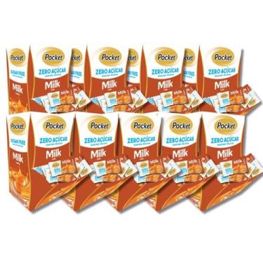 Imagem de POCKET CX 9 LEITE ZERO 230g RI-014X9 - RICLAN