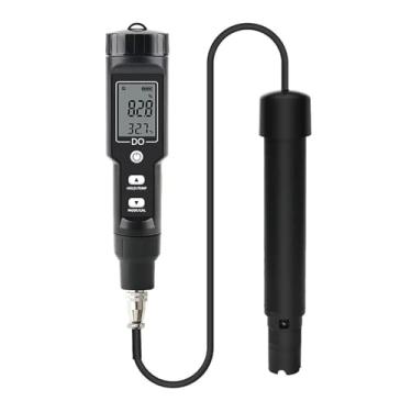 Imagem de Medidor de oxigênio dissolvido, caneta digital DO, calibração automática, compensação automática de temperatura para aquários de lago, aquicultura e aquários aquáticos sem retroiluminação