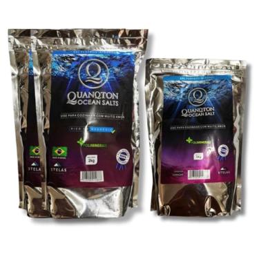 Imagem de Sal Marinho Integral Moído Quanqton Compre 2x 2kg Ganhe 1kg!
