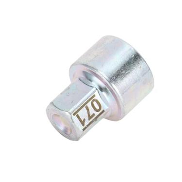 Imagem de Partuto Trava de roda de veículo - 071 soquete de chave de remoção de porca de parafuso antirroubo - para BMW MINI COOPER liga de aço banhado a zinco tom prata - 1 peça