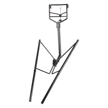 Imagem de YIJU Aparelho de retorno de bola para basquete, aro de basquete para uso interno e externo, ideal para iniciantes.