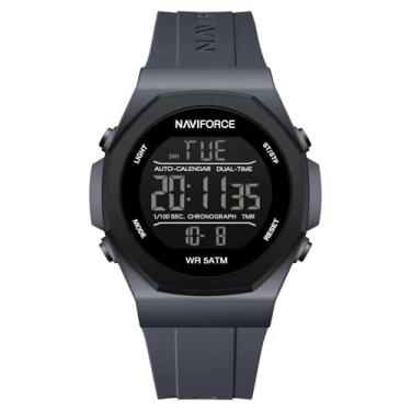 Imagem de Relógio Digital LED Masculino Casual Esportivo Leve Pulseira de Silicone