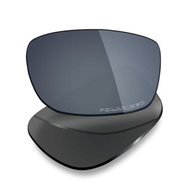 Imagem de Mryok Lentes de reposição ultra polarizadas compatíveis com óculos de sol Spy Optic Konvoy, HD Polarized, proteção UV, resistente a impactos e ajuste perfeito - Preto cromado