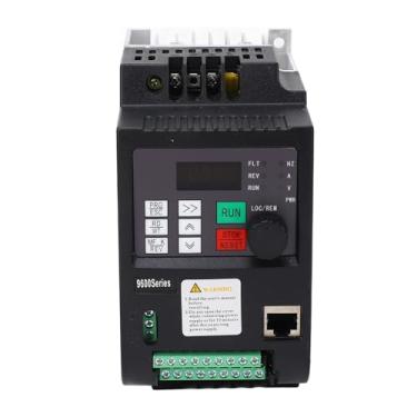 Imagem de Naroote Acionamento de Frequência Variável 1.5KW, Entrada 1PH 110V Saída 3PH 0-220V Inversor Motor Controlador de Frequência Variável com Controlador PID e Ventilador Refrigeração