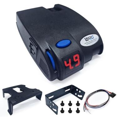 Imagem de Lrichy 90160, kit de controle de freio de reboque proporcional para reboques de freio elétrico de 1-3 eixos, compatível com Ford, GM, Chevy, Dodge, RAM, Toyota, Jeep, Primus IQ. Chicote de fiação