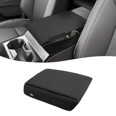 Imagem de KBH Capa de apoio de braço do console central para Tesla Cybertruck 2024 2025 2026, protetor de tampa do console médio, acabamento interno, antiarranhões, preto
