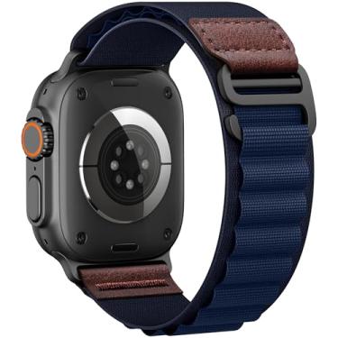 Imagem de Pulseiras masculinas femininas de nylon elástico macio de 49 mm, 46 mm, 44 mm, 42 mm, 41 mm, 40 mm, 38 mm, SE 3 2 1, SE 3 2 1