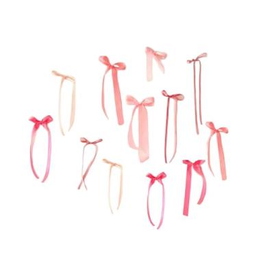 Imagem de KiBcsLic Kit com 12 Peças de Decoração de Parede com Laços para Montar, Painel Decorativo com Laços para Fotos, Fundo para Quarto E Festas, Rosa, Tamanho real