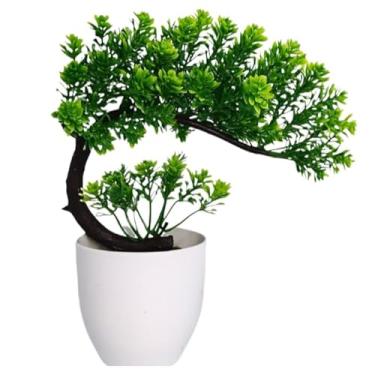 Imagem de Bonsai De Pinheiro Artificial — Ideal Para DecoraçãO De Interiores(BONSAI DRAGÃO VASO REDONDO)