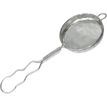 Imagem de Coador de chá com alça | Peneira de chá de malha fina para chá, café e suco de folhas soltas | Coador de cozinha durável para uso diário