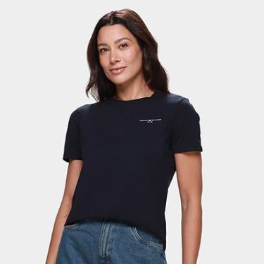 Imagem de Camiseta Tommy Hilfiger 1985 Casual Feminina-Feminino