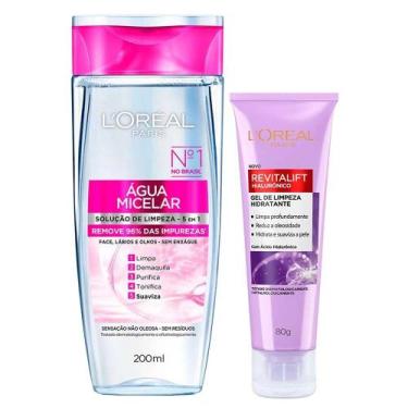 Imagem de LOréal Paris Kit - Água Micelar + Gel de Limpeza Anti-idade - L'Oréal 